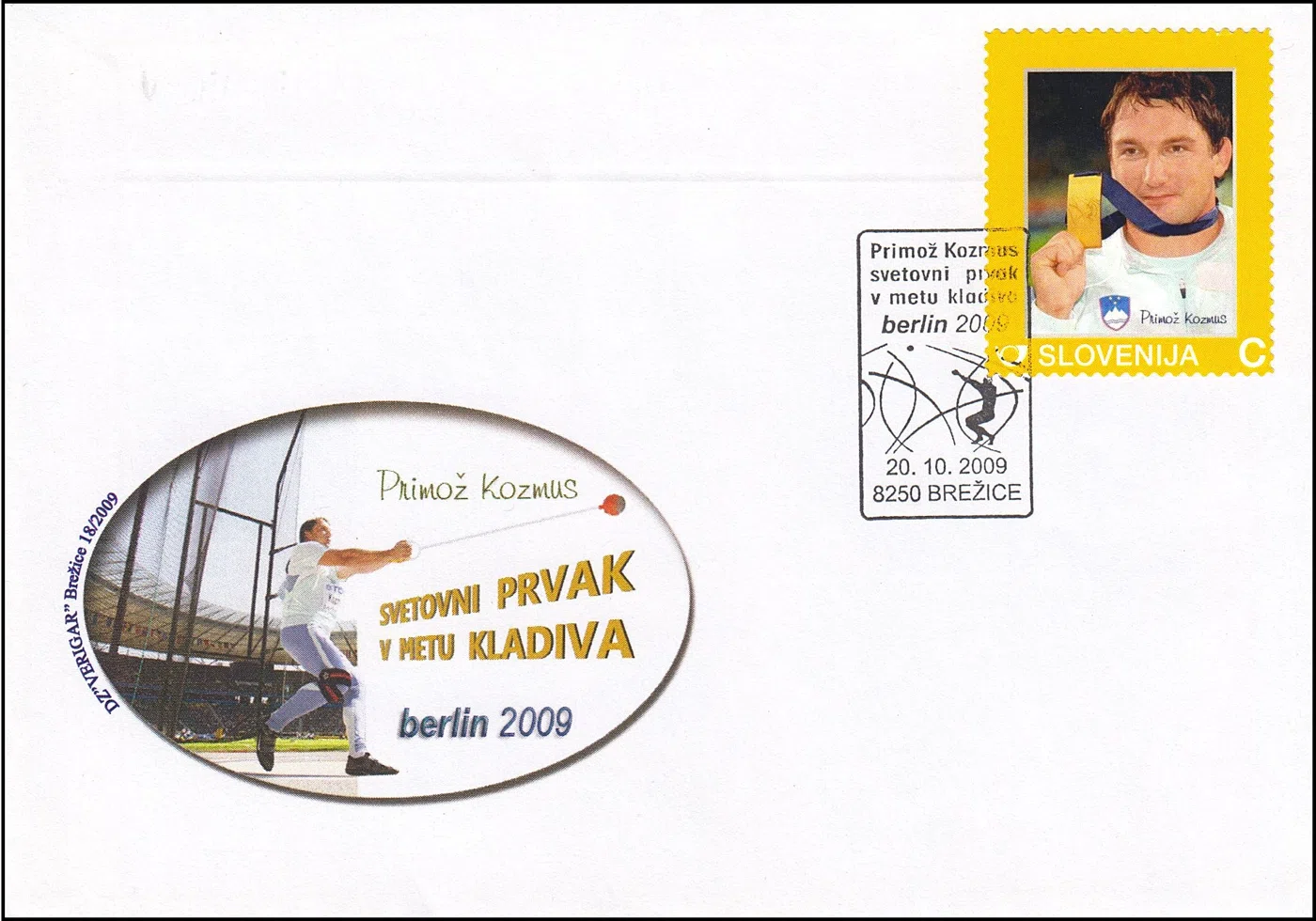 PRIMOŽ KOZMUS SVETOVNI PRVAK V METU KLADIVA BERLIN 2009
